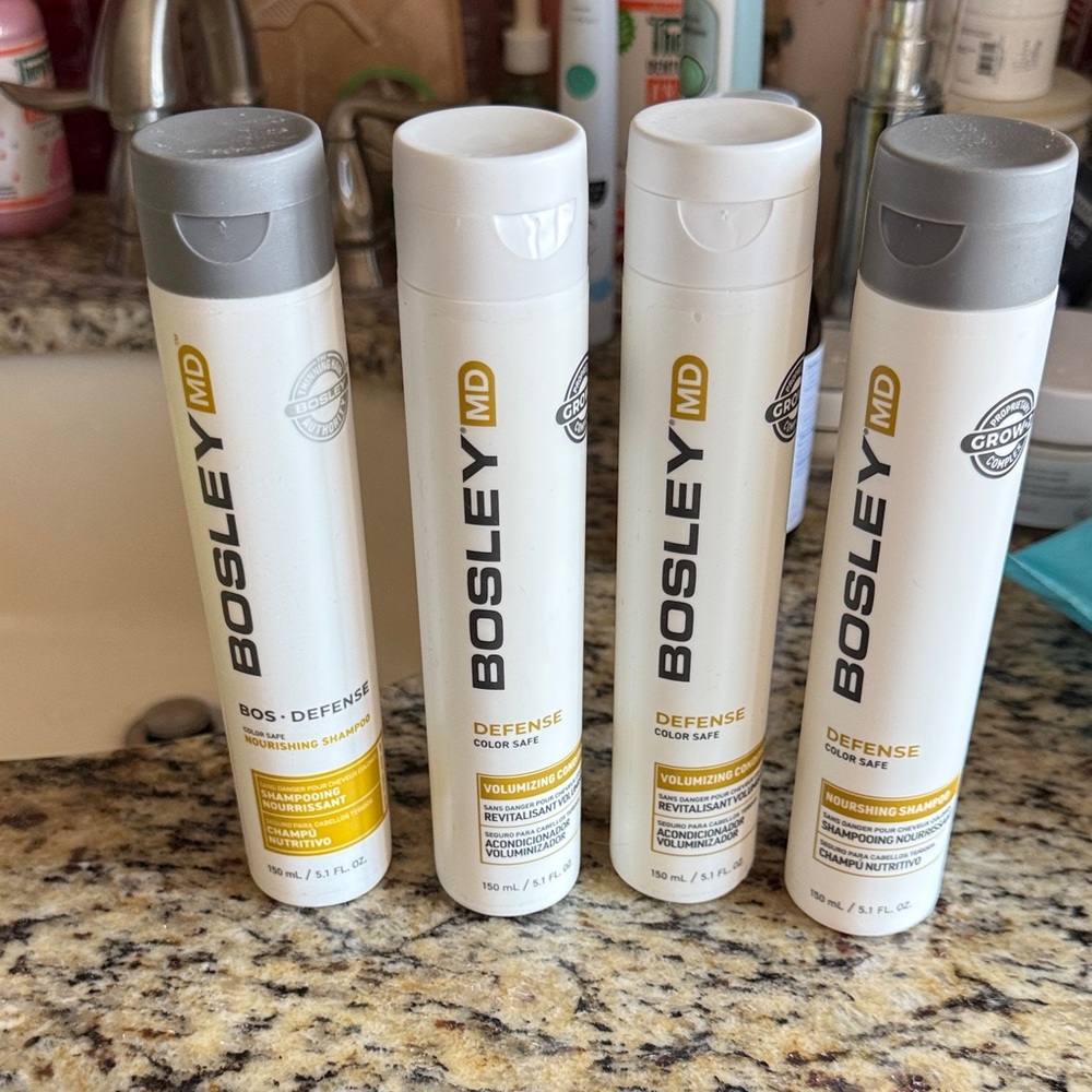 Bosley MD Defense Shampoo Set - White and Gray